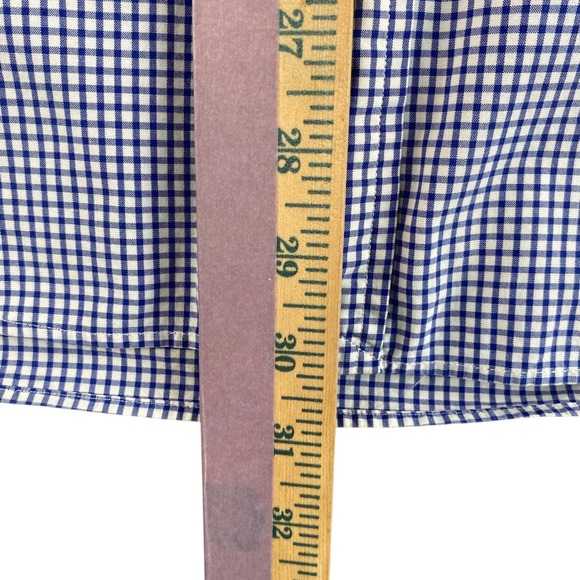 Ralph‎ Lauren Classic Fit Gingham Check LS Button Down Shirt Green Pony Logo - Picture 6 of 7